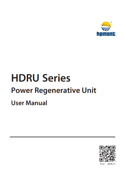 HDRU Series Power Regenerative Unit User Manual