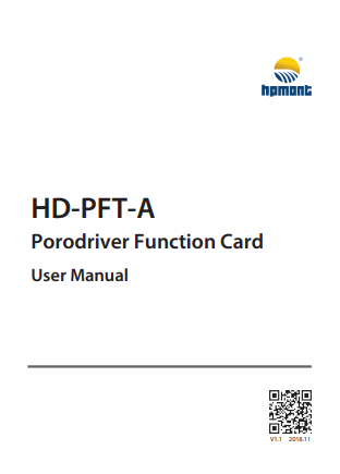 HD-PFT-A Porodriver Function Card