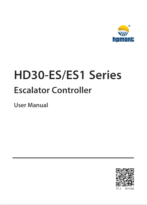 HD30-ES/ES1 Series Escalator Controller User Manual