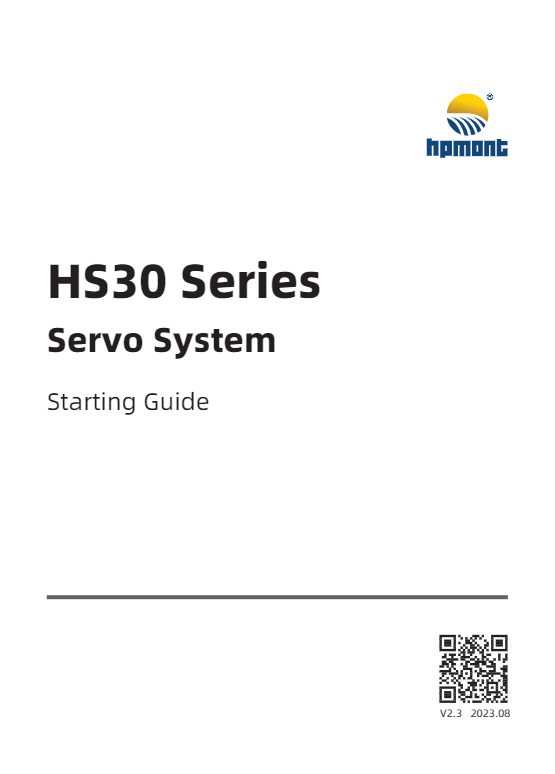 HS30 Series Servo System Starting Guide