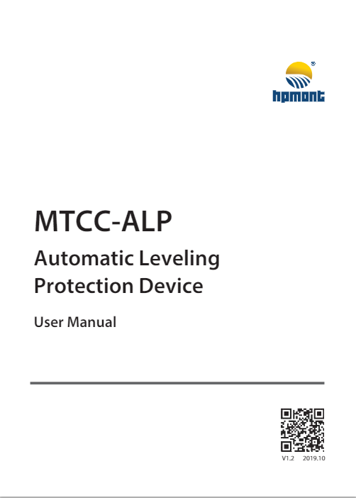 MTCC-ALP Automatic Leveling Protection Device User Manual