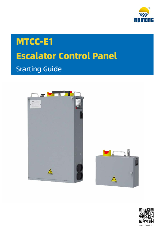 MTCC-E1 Escalator Control Panel Srarting Guide