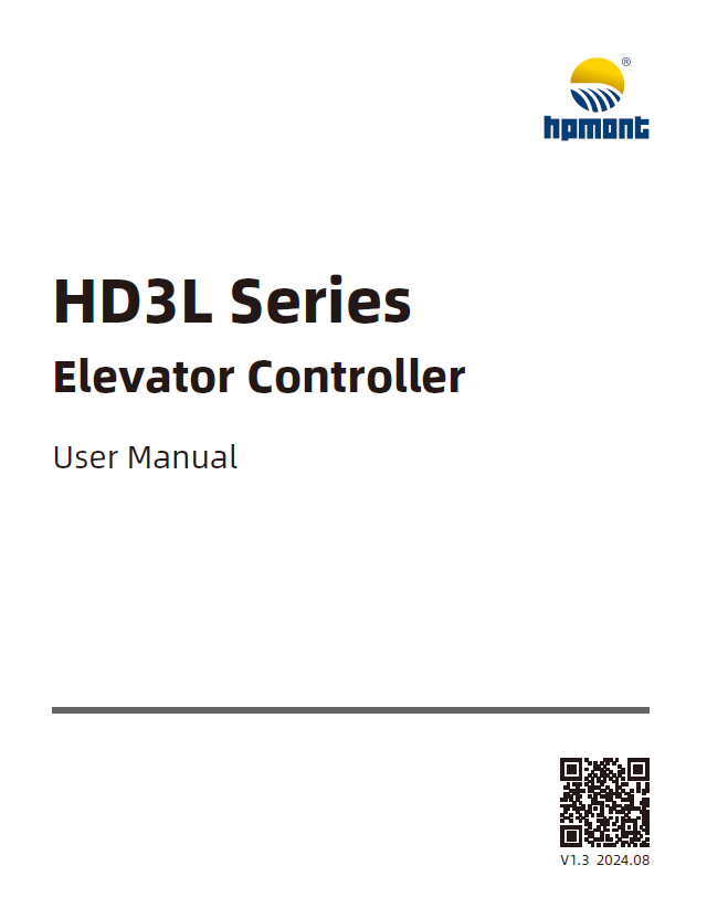 HD3L Series Elevator Controller User Manual-English-V1.3-20240827