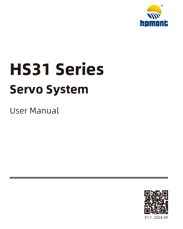 HS31 Series Servo System User Manual-English-V1.1-20240925